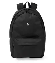 [Polo Ralph Lauren Kids] Polo Ralph Lauren Kids Logo canvas backpack One Size black