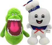 Stay Puft Marshmallow Man Plush Toys, Slimer Cute Ghost Stuffed Doll Toys for Kids