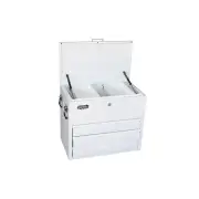 SP Tools 3 Drawer Industrial Duty Steel Truck Box White - Heavy Gauge Steel