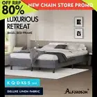 ALFORDSON Bed Frame Queen Double King Single Mattress Base Foundation Fabric