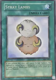 A895 YUGIOH SPELL CARD STRAY LAMBS IOC-092
