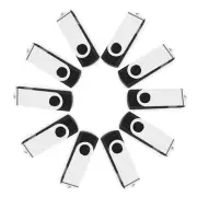 10 Pack 128MB USB Flash Drive Bulk Pack, Bulk USB 2.0 Flash Drives Thumb Driv...
