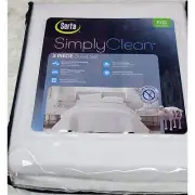 Simply Clean F/Q Duvet Set - Serta 3021