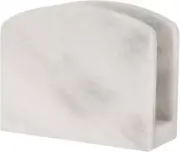 Marble Napkin Holder 5.5" Inch White Handmade Dining Table Napkins Holder - Simp