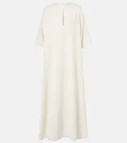 [The Row] The Row Nicas silk beach cover-up AU 14 white