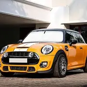 Sun Shade for Mini Cooper Windshield Sunshade fit for 2015-2023 2024 2025 BMW Mini Cooper F55 Accessories Front Window Shield Sun Visor Protector Block UV Ray Heat