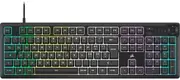 Corsair K55 CORE RGB Wired Membrane Gaming Keyboard - Silent and Responsive Switches - Spill Resistance - Ten Zone RGB - iCUE Compatible - QWERTY IT - PC, Mac - Black