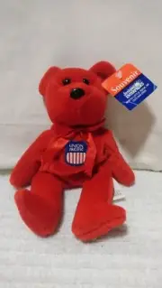 Union Pacific Railroad Red Bear Plush, Jenkins Enterprises, Rare, Brand New!