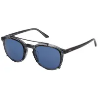 在飛比找Yahoo奇摩購物中心優惠-TOD’S 帥氣飛行員款 太陽眼鏡 (透明藍灰)TO181F