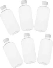 ADOCARN Mini Storage Bottles Plastic Test Tube Lids Small Bottles Caps for Beads Needles Coins Buttons Reusable Toy Bead Holder
