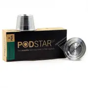 Pod Star Reusable Stainless Steel Coffee Capsule (2pk) - Espressotoria