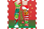 Madmia - Xmas Grinch Chimney Socks Kids & Adults Age 6y+