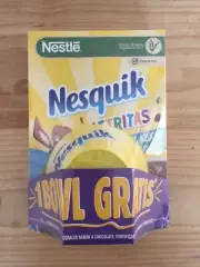 Nestle Nesquik Chocolate Letritas Cereal with Free Bowl Exclusive Mexico 320g