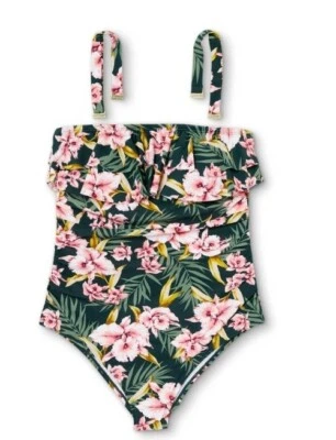 Kona Sol™ ~ Women's Size 22W ~ Multicolor Floral/AFM30 ~ One Piece Swimsuit