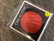 Violin String Set (Ball) w Gold E - 4/4 size | Pirastro Obligato