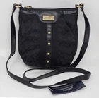 NEW Tommy Hilfiger Women's Black Logo Small Bucket Bag Crossbody Purse Handbag