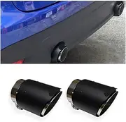 1/2Pcs Stainless Steel Exhaust Tip Muffler TailTip Muffler Tip Compatible For Land Rover Discovery Sport 2015 2016 2017-2023 Accessories(2Pcs)