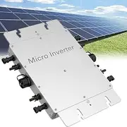 Micro Solar Inverter Grid Tied,Mppt 1200/1400/1600w Solar Power Photovoltaic Power Generation System,Ip65 Waterproof Grid Tie Inverter Solar Panel WiFi Mobile Phone Monitoring,1200w