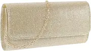 [TOGEVAL] Polyester Lady Evening Bag Party Clutch Purse Women's Handbag Chain Stylish