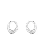 Georg Jensen Sterling Silver Reflect Hoop Earrings