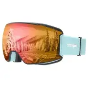 Zenith Ski Goggles - Snowboard Matte Winter Mint/Jasper Goggles W/ Lens