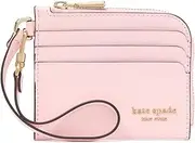 [Kate Spade New York] Devin Saffiano Leather Coin Card case Wristlet, Pastry Pink, Pastry Pink