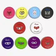 [Lot 10] Persona 5 Leather Tin Badge Button Badge Pin Hero Joker Akechi Kasumi