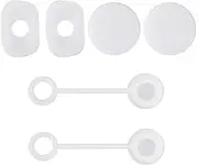 Silicone Spill Leak Stopper, Stanley Leak Proof, Compatible with Stanley Cup 2.0 40/30oz, Tumbler Accessories (Set of 4, Clear)