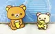 【震撼精品百貨】Rilakkuma San-X 拉拉熊懶懶熊~San-X 汽車用裝飾立體貼-#50412