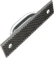 Qlvily Mini Hoof Rasp, Horseshoe File with Metal Handle, Carbon Steel Farrier File Tool, Suitable for Horse/Goat/Cow/Donkey/Animal Hooves, Strong