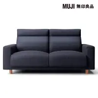 在飛比找momo購物網優惠-【MUJI 無印良品】沙發本體/2.5人座/羽毛獨立筒/高椅