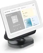 Wasserstein Adjustable Stand for Google Nest Hub (2nd Gen) - Made for Google (Charcoal)