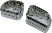 Car Exhaust Tip 304 Stainless Steel Square Exhaust Tip Compatible For BMW X3 G01 X4 G02 2019 2020 2021 2022 X Series Muffler Tip Nozzle