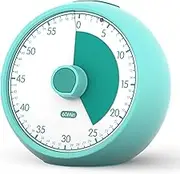Conchstar Visual Timer 60-Minute, Kids Timer for Homeschool Desk, Time Management Tools with Silent Operation, Kitchen Office Classroom (Green)
