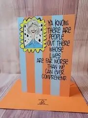 Vintage Carlton Get Well Card - Jerry Springer