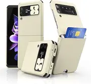 for Galaxy Z Flip 3 Case Cover Card Slot Slim Hard Rugged TPU Edge Protective Case Z POP