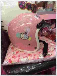 在飛比找買動漫優惠-♥小花花日本精品♥ Hello Kitty 閃亮亮粉色大臉安