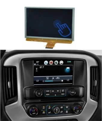 8" Touch-Screen Glass Digitizer LCD 55 Pin For 15-18 Chevrolet GMC MYLINK Radio