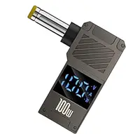 Laptop Charger Adapter | 100W Type C to DC Charger Adapter with Digital Display | Portable Plug Converter for Home, Travel