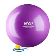 2000-Pound Anti Burst Exercise Stability Ball with Pump Purple 65cm