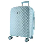 Pierre Cardin 4 Wheel Cabin Hard-Shell Lock Suitcase Travel Luggage 54cm Blue