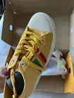 Gola Sneaker Classics Coaster Rainbow Sun Multi Striped Womens US 8 Euro 39 NWB