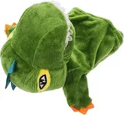 Kisangel Interactive Plush Dinosaur Hand Puppet for Boys and Girls Storytelling Toy Adorable Design Portable Playtime Companion