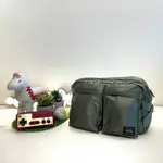 《現貨》PORTER 日本吉田｜TANKER WAIST BAG｜( L )｜經典｜稀少美品｜鼠尾草綠｜胸包/腰包