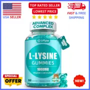L Lysine 1000mg Gummies: Sugar Free, for Kids & Adults, Immune & Collagen
