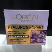 L'OREAL PARIS Hyaluron Expert Replumping Moisturizing Night Cream Mask (50ml)