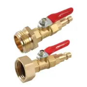 RVs Winterize Blowout Adapter 1/4" Plug Standard Threaded Connection with Bag