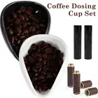 Coffee Bean Dosing Cup and 8ml Spray Bottle Set Ceramic Dosing Vessel Tray·~