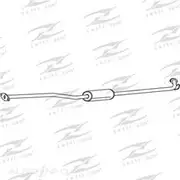 Redback Mufflers Bolt-On to suit Nissan X Trail T30 Wagon 2.5L 2001 CM - M6042