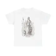 Minerva Unisex Graphic T-Shirt Greek Gods Mythology Roman God Goddess Shirt